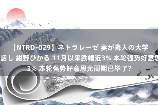 【NTRD-029】ネトラレーゼ 妻が隣人の大学生に寝盗られた話し 紺野ひかる 11月以来跌幅近3% 本轮强势好意思元周期已毕了?
