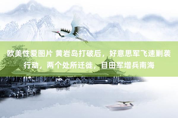 欧美性爱图片 黄岩岛打破后,好意思军飞速剿袭行动,两个处所迁徙,目田军增兵南海
